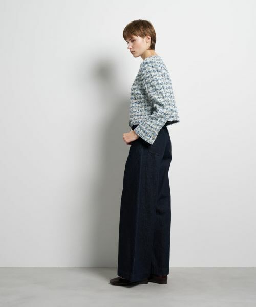 LANVIN en Bleu / ランバン オン ブルー テーラードジャケット | リボンヤーンツイードジャケット | 詳細2