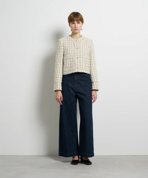 LANVIN en Bleu / ランバン オン ブルー テーラードジャケット | リボンヤーンツイードジャケット | 詳細9