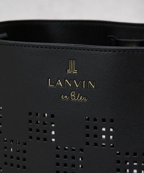 LANVIN en Bleu / ランバン オン ブルー その他小物 | ペルフォレ　バケットバッグ | 詳細18