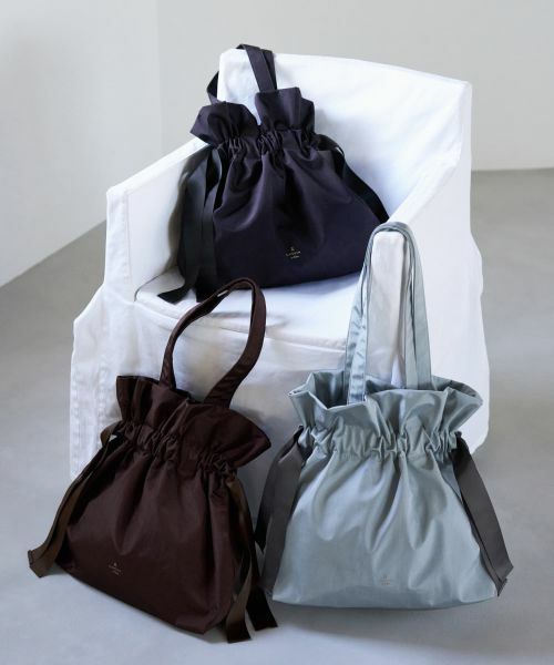 LANVIN en Bleu / ランバン オン ブルー その他小物 | グログランギャザートートバッグ | 詳細1