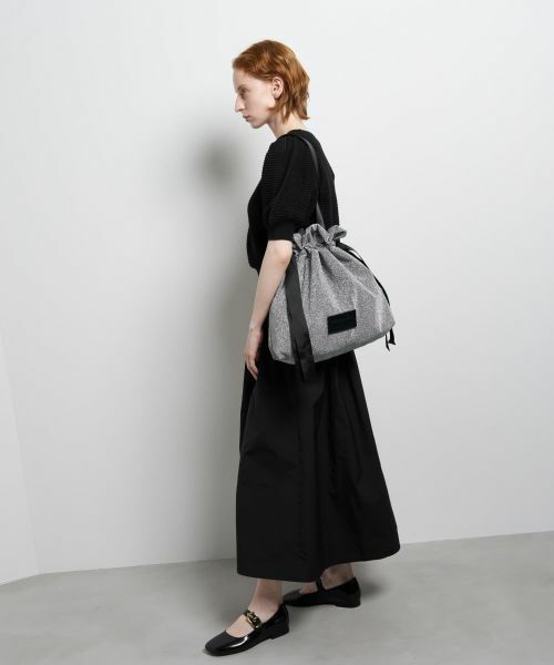 LANVIN en Bleu / ランバン オン ブルー その他小物 | ラメグログランギャザーバッグ | 詳細6