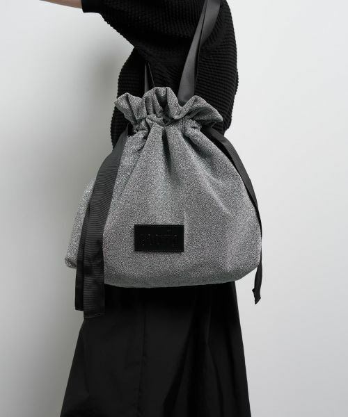LANVIN en Bleu / ランバン オン ブルー その他小物 | ラメグログランギャザーバッグ | 詳細8