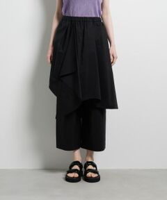 LANVIN en Bleu / ランバン オン ブルー その他パンツ | アシンメトリーレイヤードパンツ