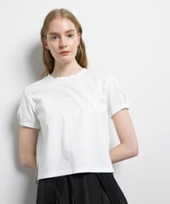 LANVIN en Bleu / ランバン オン ブルー Tシャツ | タックスリーブカットソー