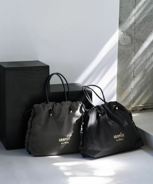 LANVIN en Bleu / ランバン オン ブルー その他小物 | サイドフリルドロストトートバッグ大 | 詳細1