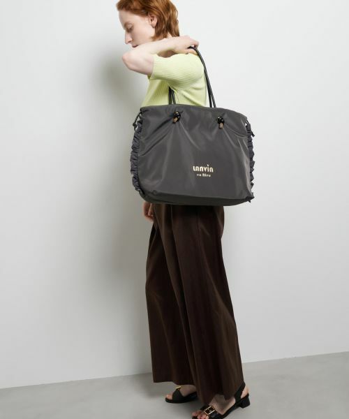 LANVIN en Bleu / ランバン オン ブルー その他小物 | サイドフリルドロストトートバッグ大 | 詳細11