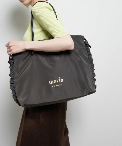 LANVIN en Bleu / ランバン オン ブルー その他小物 | サイドフリルドロストトートバッグ大 | 詳細12