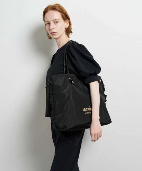 LANVIN en Bleu / ランバン オン ブルー その他小物 | サイドフリルドロストトートバッグ大 | 詳細14