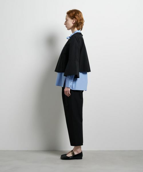 LANVIN en Bleu / ランバン オン ブルー テーラードジャケット | グログランノーカラージャケット | 詳細10