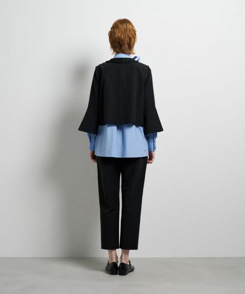 LANVIN en Bleu / ランバン オン ブルー テーラードジャケット | グログランノーカラージャケット | 詳細11