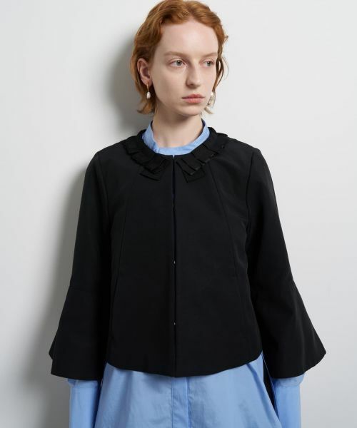 LANVIN en Bleu / ランバン オン ブルー テーラードジャケット | グログランノーカラージャケット | 詳細15