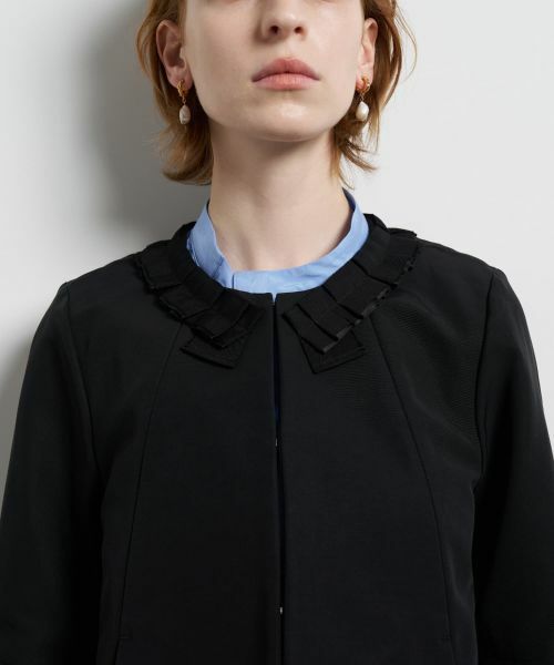 LANVIN en Bleu / ランバン オン ブルー テーラードジャケット | グログランノーカラージャケット | 詳細16