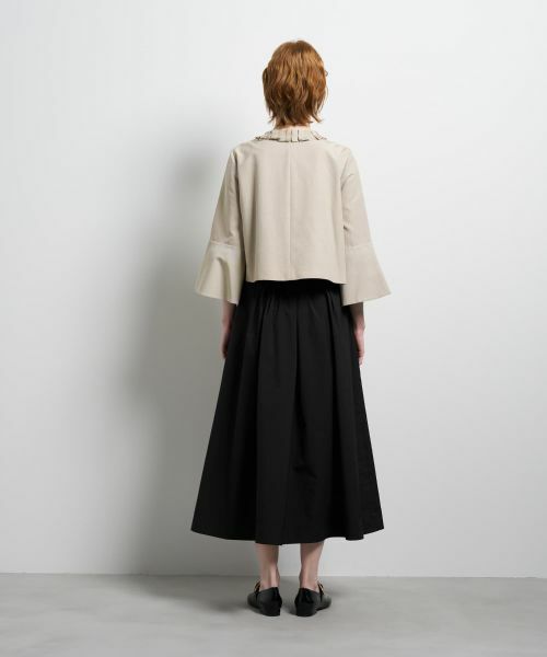 LANVIN en Bleu / ランバン オン ブルー テーラードジャケット | グログランノーカラージャケット | 詳細3