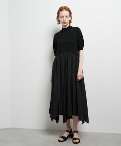 LANVIN en Bleu / ランバン オン ブルー ドレス | ニットドッキングワンピース