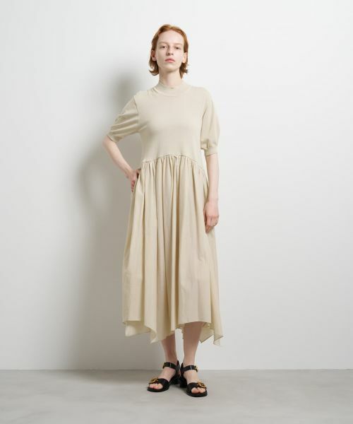 LANVIN en Bleu / ランバン オン ブルー ドレス | ニットドッキングワンピース | 詳細1