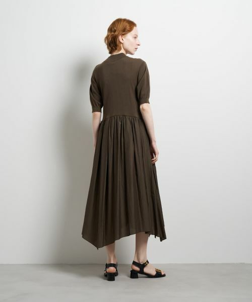 LANVIN en Bleu / ランバン オン ブルー ドレス | ニットドッキングワンピース | 詳細10