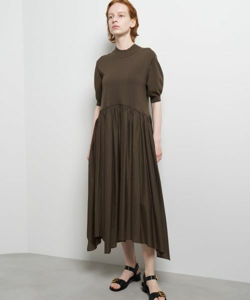 LANVIN en Bleu / ランバン オン ブルー ドレス | ニットドッキングワンピース | 詳細11