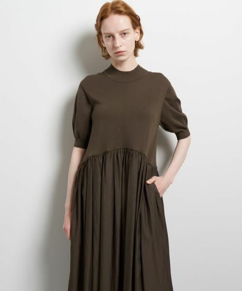 LANVIN en Bleu / ランバン オン ブルー ドレス | ニットドッキングワンピース | 詳細13