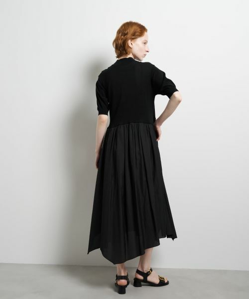 LANVIN en Bleu / ランバン オン ブルー ドレス | ニットドッキングワンピース | 詳細18