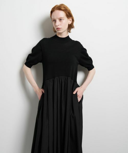 LANVIN en Bleu / ランバン オン ブルー ドレス | ニットドッキングワンピース | 詳細20