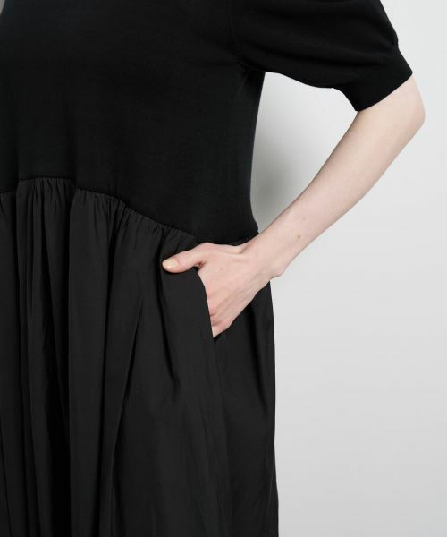 LANVIN en Bleu / ランバン オン ブルー ドレス | ニットドッキングワンピース | 詳細22