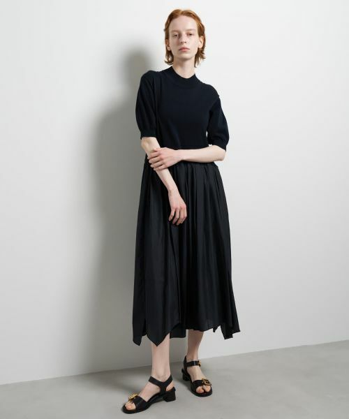 LANVIN en Bleu / ランバン オン ブルー ドレス | ニットドッキングワンピース | 詳細27