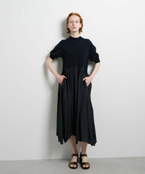 LANVIN en Bleu / ランバン オン ブルー ドレス | ニットドッキングワンピース | 詳細29