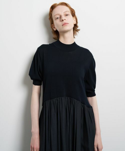 LANVIN en Bleu / ランバン オン ブルー ドレス | ニットドッキングワンピース | 詳細30