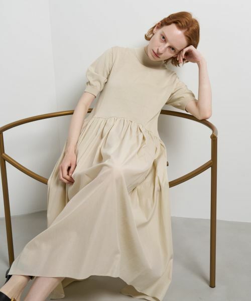 LANVIN en Bleu / ランバン オン ブルー ドレス | ニットドッキングワンピース | 詳細7