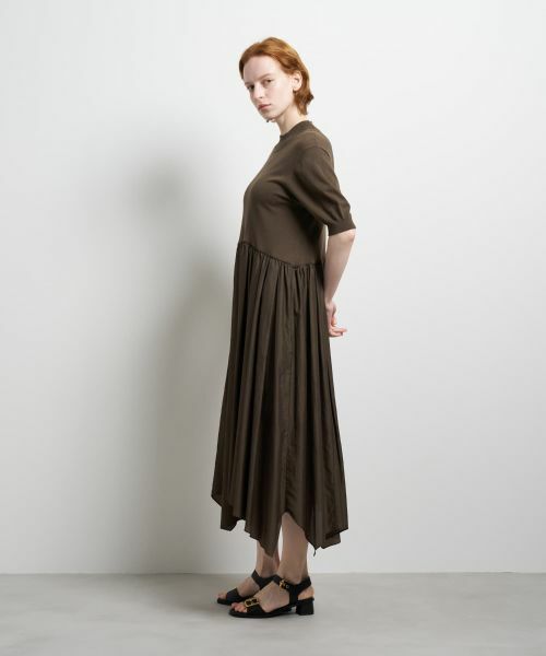 LANVIN en Bleu / ランバン オン ブルー ドレス | ニットドッキングワンピース | 詳細9