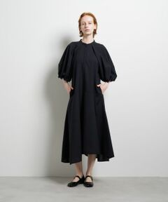 LANVIN en Bleu / ランバン オン ブルー ドレス | サマーウールバルーンスリーブワンピース