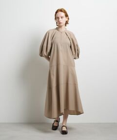 LANVIN en Bleu / ランバン オン ブルー ドレス | サマーウールバルーンスリーブワンピース