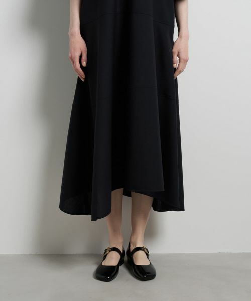 LANVIN en Bleu / ランバン オン ブルー ドレス | サマーウールバルーンスリーブワンピース | 詳細7