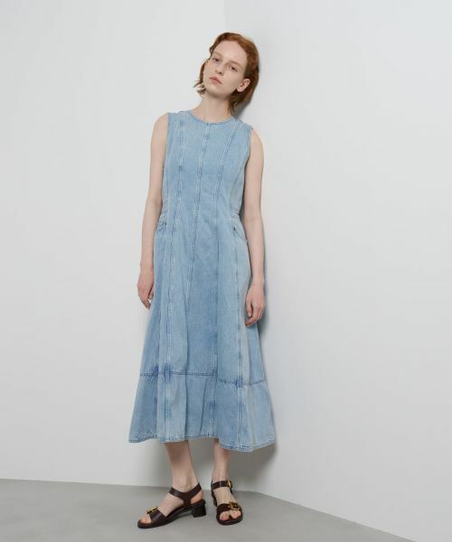 LANVIN en Bleu / ランバン オン ブルー ドレス | Lee×LANVIN en Bleuデニムワンピース | 詳細4