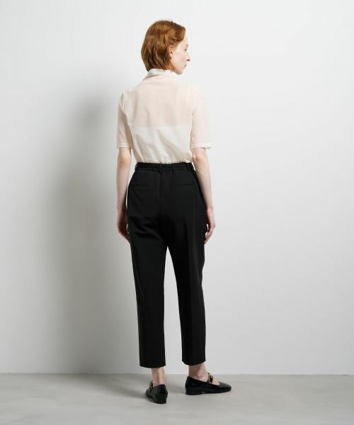 LANVIN en Bleu / ランバン オン ブルー その他パンツ | グログランタックテーパードパンツ | 詳細3