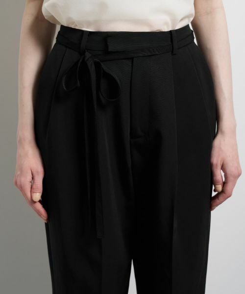 LANVIN en Bleu / ランバン オン ブルー その他パンツ | グログランタックテーパードパンツ | 詳細7