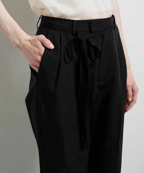 LANVIN en Bleu / ランバン オン ブルー その他パンツ | グログランタックテーパードパンツ | 詳細8