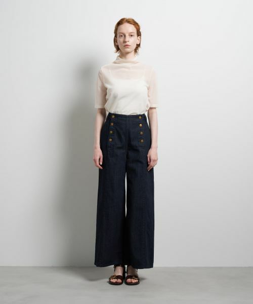 LANVIN en Bleu / ランバン オン ブルー その他パンツ | Lee×LANVIN en Bleuデニムマリンパンツ | 詳細11