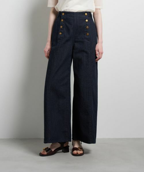 LANVIN en Bleu / ランバン オン ブルー その他パンツ | Lee×LANVIN en Bleuデニムマリンパンツ | 詳細14