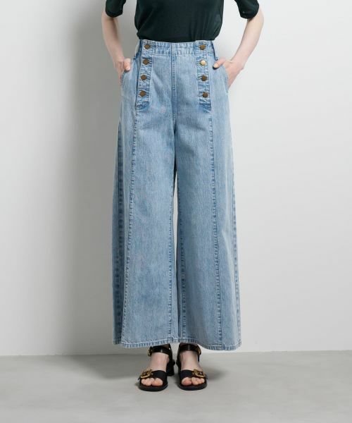 LANVIN en Bleu / ランバン オン ブルー その他パンツ | Lee×LANVIN en Bleuデニムマリンパンツ | 詳細4