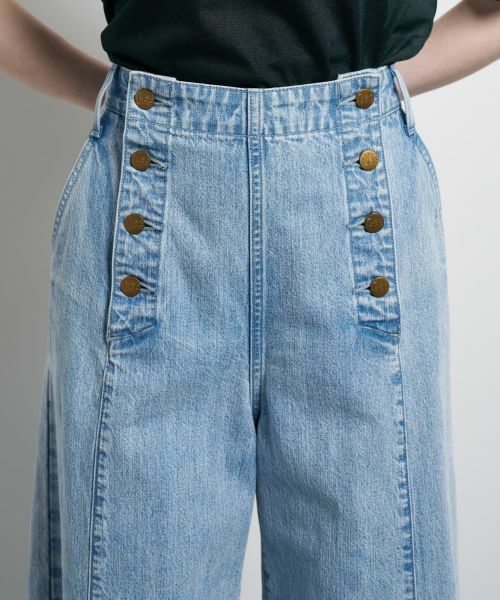 LANVIN en Bleu / ランバン オン ブルー その他パンツ | Lee×LANVIN en Bleuデニムマリンパンツ | 詳細7