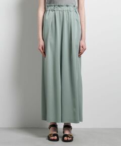 LANVIN en Bleu / ランバン オン ブルー その他パンツ | トリアセツイルワイドゴムパンツ