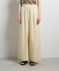 LANVIN en Bleu / ランバン オン ブルー その他パンツ | トリアセツイルワイドゴムパンツ