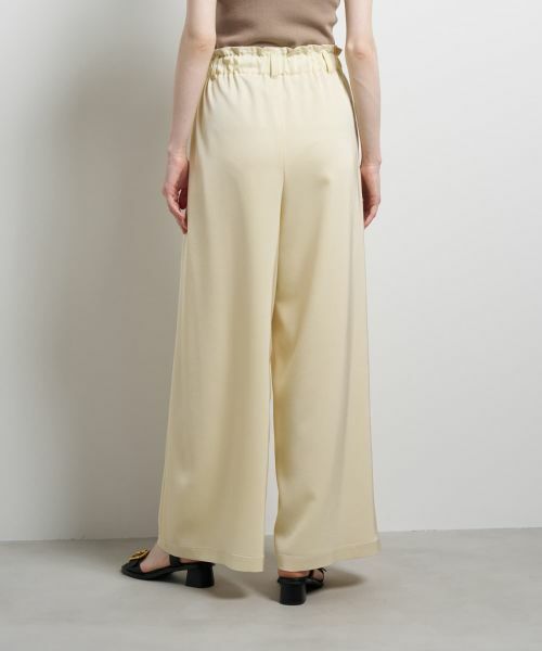 LANVIN en Bleu / ランバン オン ブルー その他パンツ | トリアセツイルワイドゴムパンツ | 詳細16