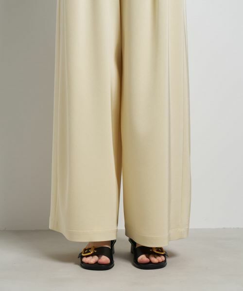 LANVIN en Bleu / ランバン オン ブルー その他パンツ | トリアセツイルワイドゴムパンツ | 詳細18