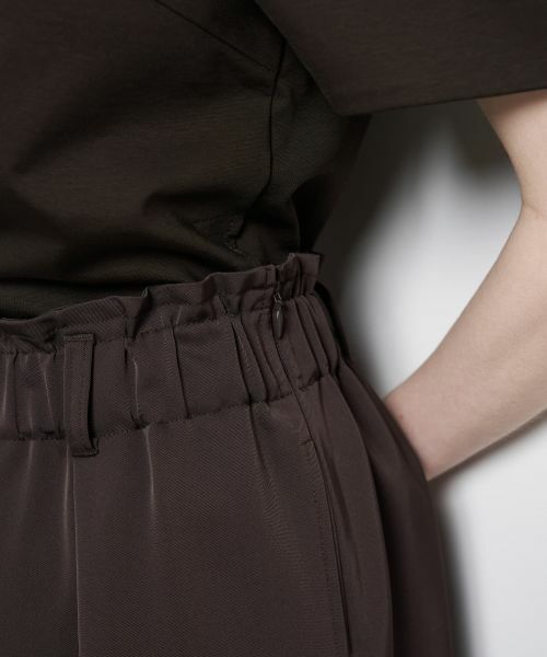 LANVIN en Bleu / ランバン オン ブルー その他パンツ | トリアセツイルワイドゴムパンツ | 詳細25