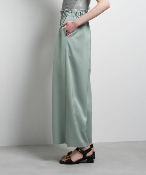 LANVIN en Bleu / ランバン オン ブルー その他パンツ | トリアセツイルワイドゴムパンツ | 詳細5