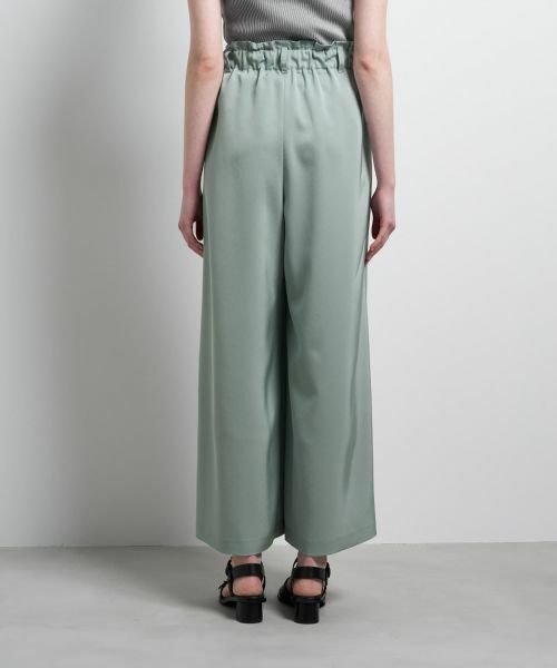 LANVIN en Bleu / ランバン オン ブルー その他パンツ | トリアセツイルワイドゴムパンツ | 詳細6