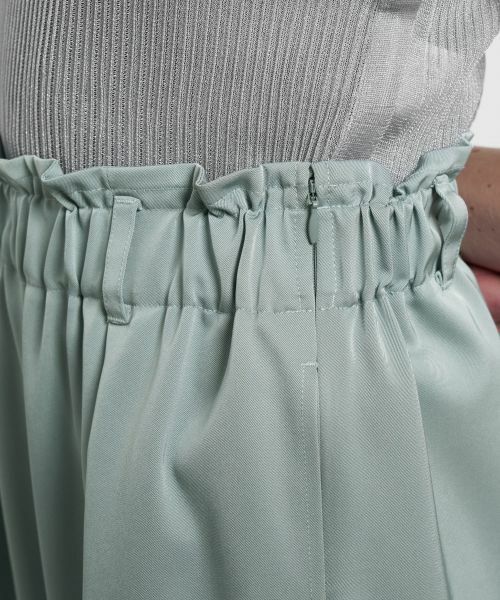 LANVIN en Bleu / ランバン オン ブルー その他パンツ | トリアセツイルワイドゴムパンツ | 詳細7