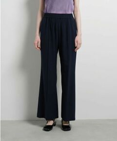 LANVIN en Bleu / ランバン オン ブルー その他パンツ | ストレッチツイルフレアゴムパンツ